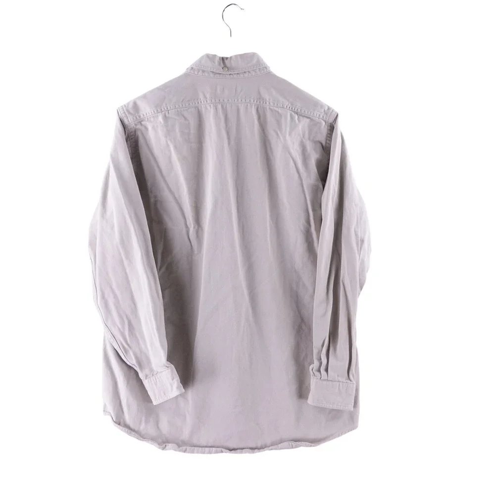 JCrew Mens Medium Oarsman Button Down Shirt Long Sleeve Cotton Twill Tan USA